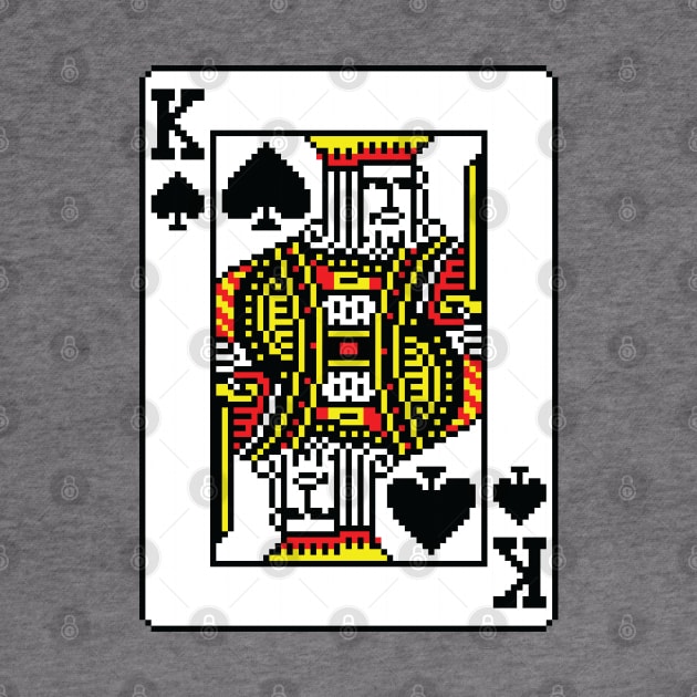 King of Spades Pixel Art by inotyler